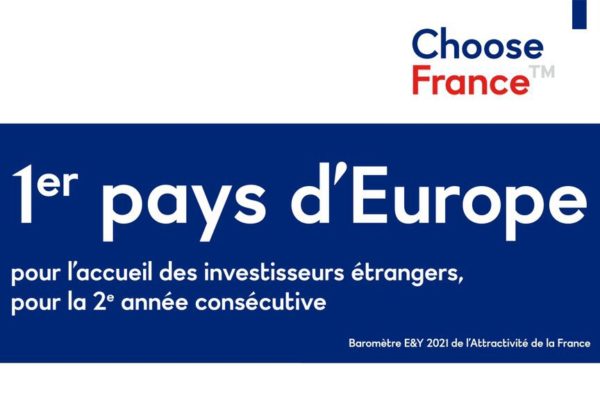Investissements étrangers : la France est n°1 en Europe pour la 2e année consécutive !