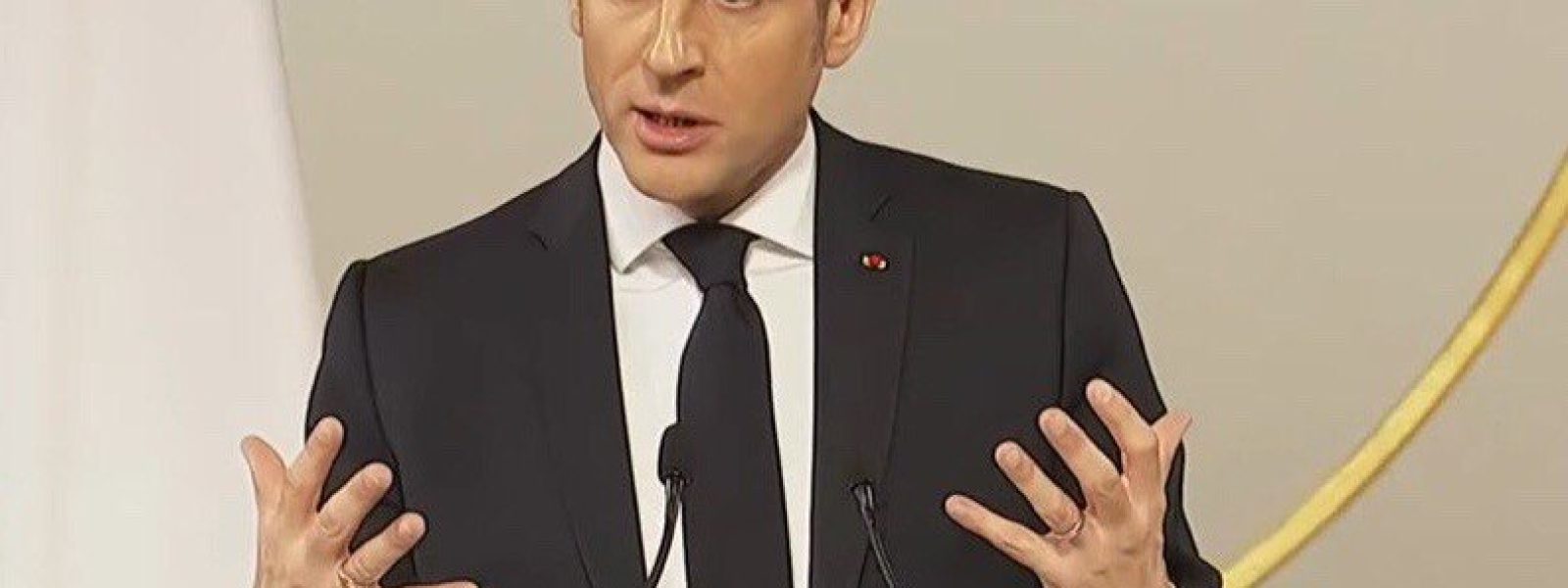 Emmanuel Macron lors de la Conférence nationale du handicap le mardi 11 février 2020