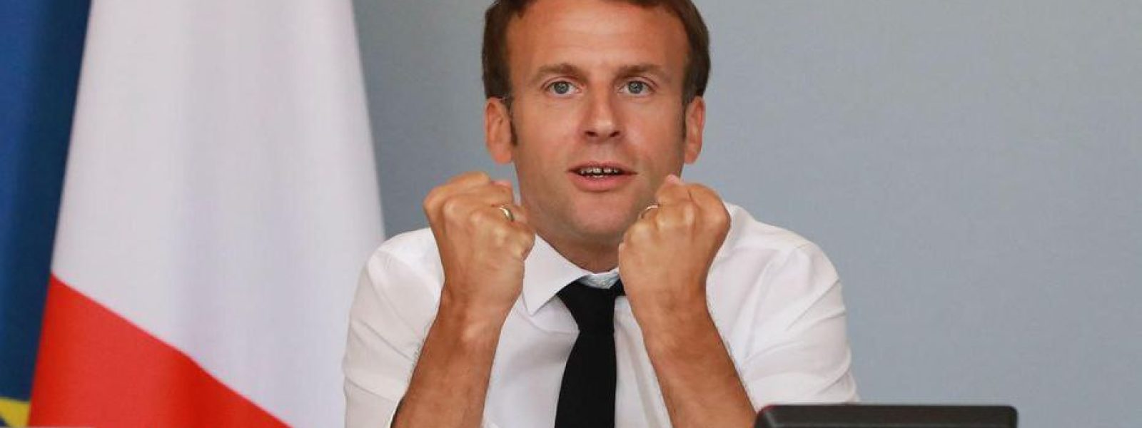 Emmanuel Macron le 6 mai 2020